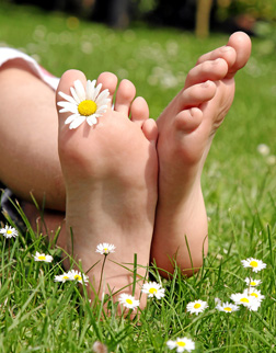 Relaxing foot